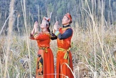 少数民族结婚照