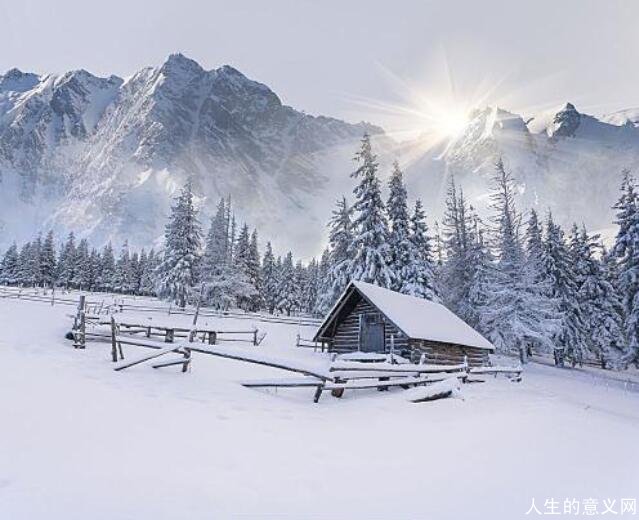 最美的雪景